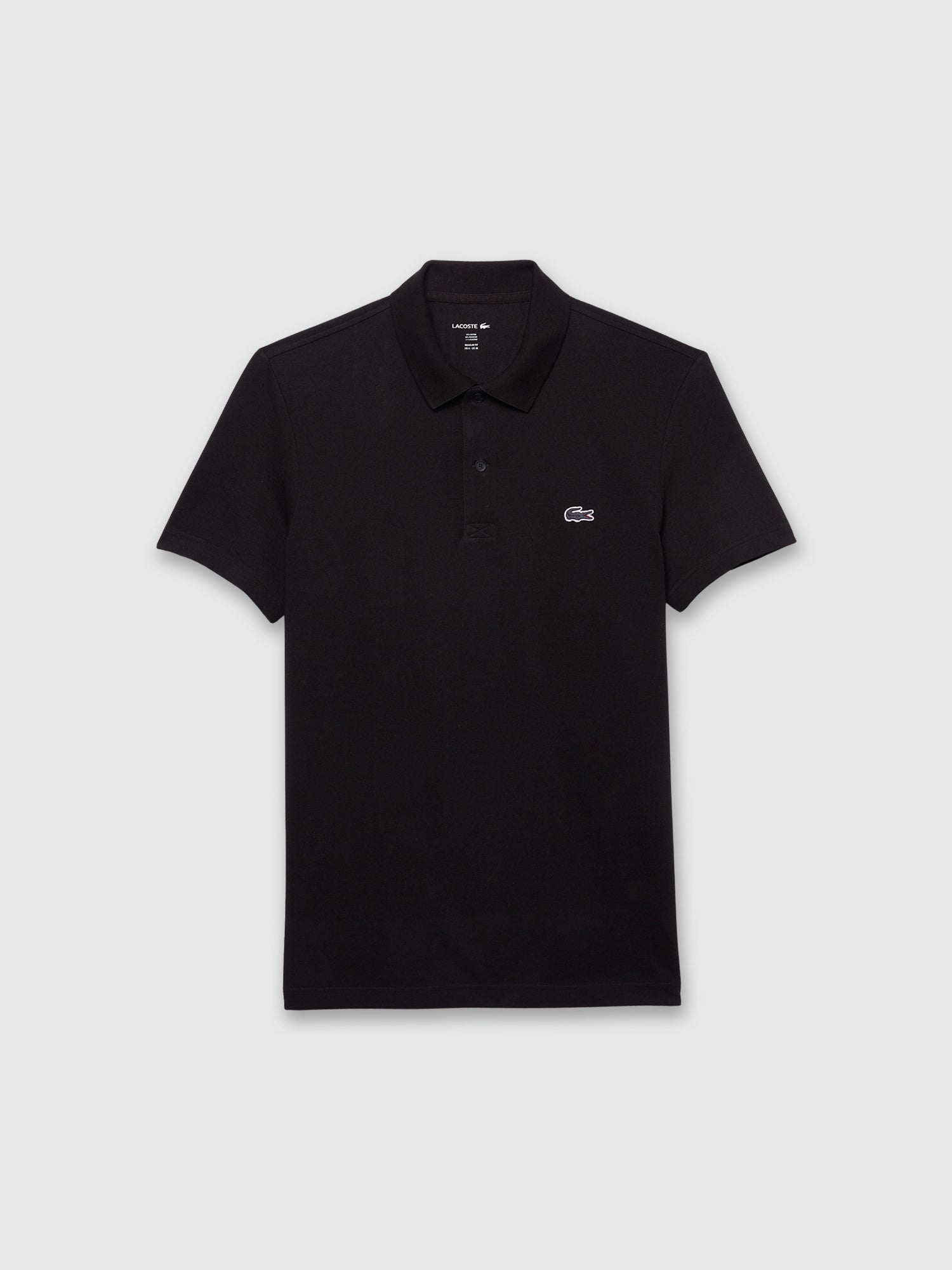 Lacoste Regular Fit Cotton Polo Shirt Black from Saxumo.com