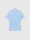 Lacoste Regular Fit Cotton Polo Shirt Blue from Saxumo