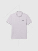 Lacoste Regular Fit Cotton Polo Shirt Grey from StockUK