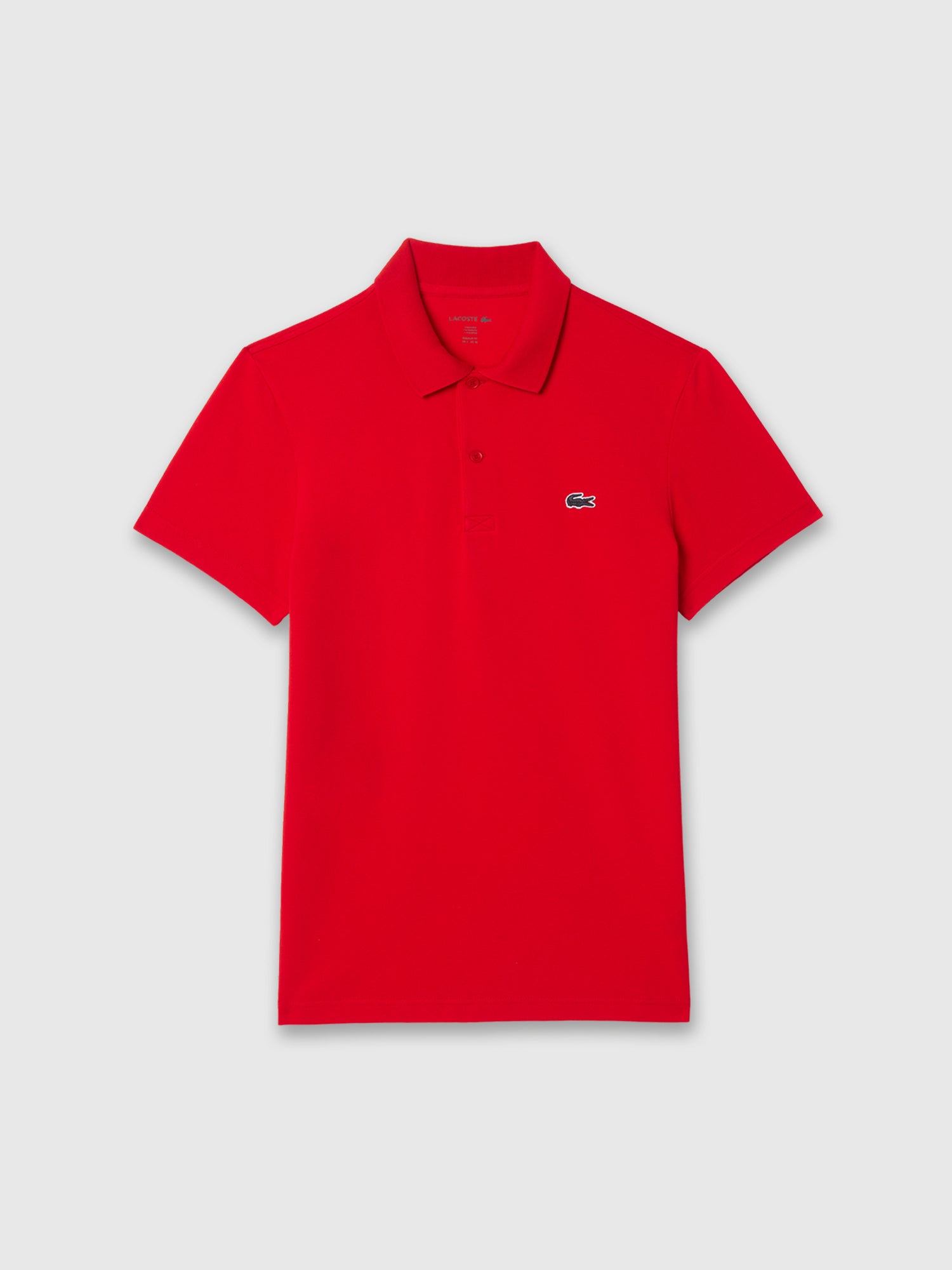 Lacoste Regular Fit Cotton Polo Shirt Red from Saxumo.com