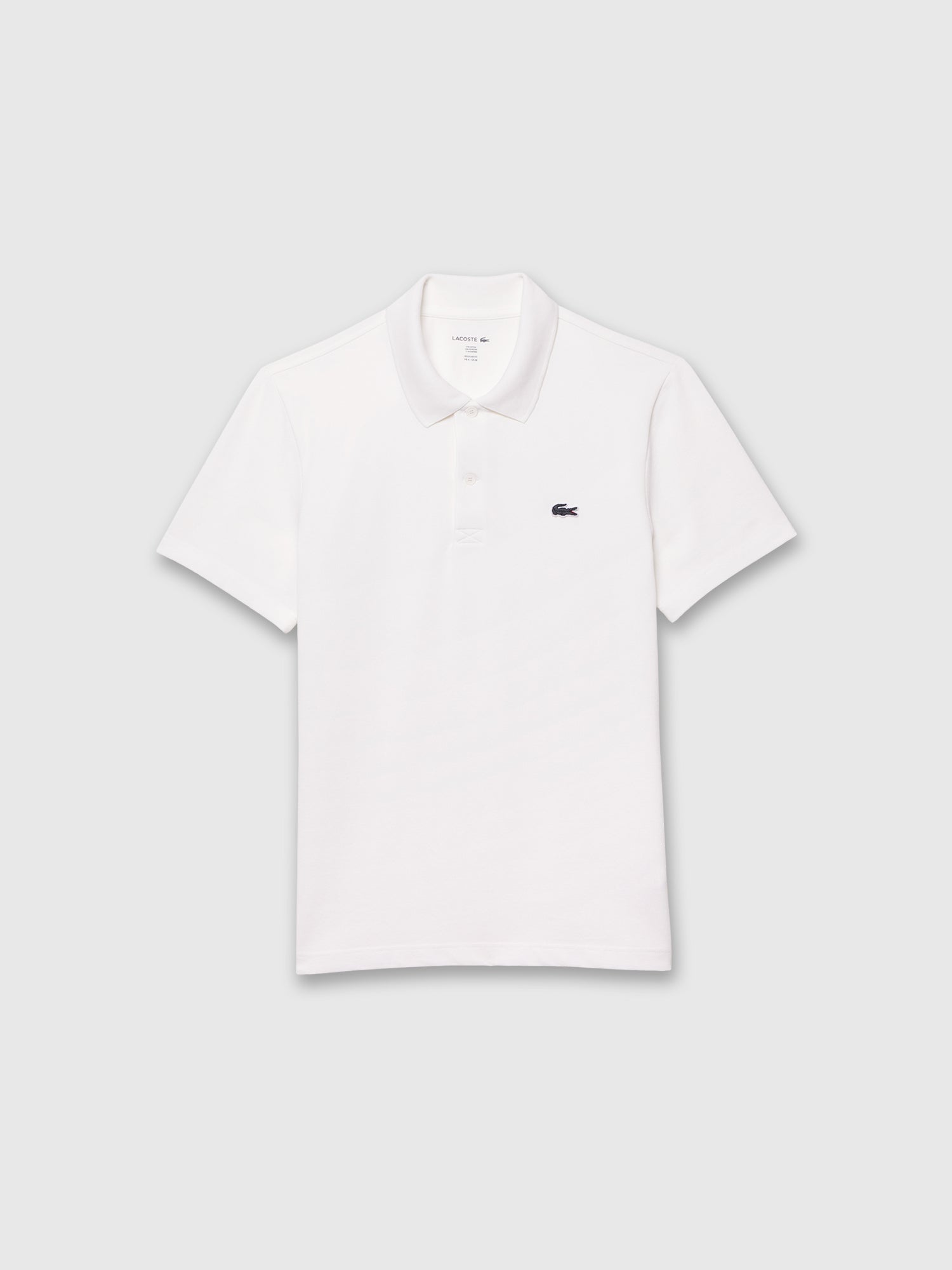 Lacoste Regular Fit Cotton Polo Shirt White from Saxumo.com
