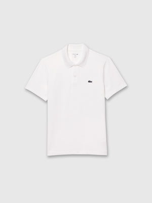 Lacoste Regular Fit Cotton Polo Shirt White from Saxumo.com