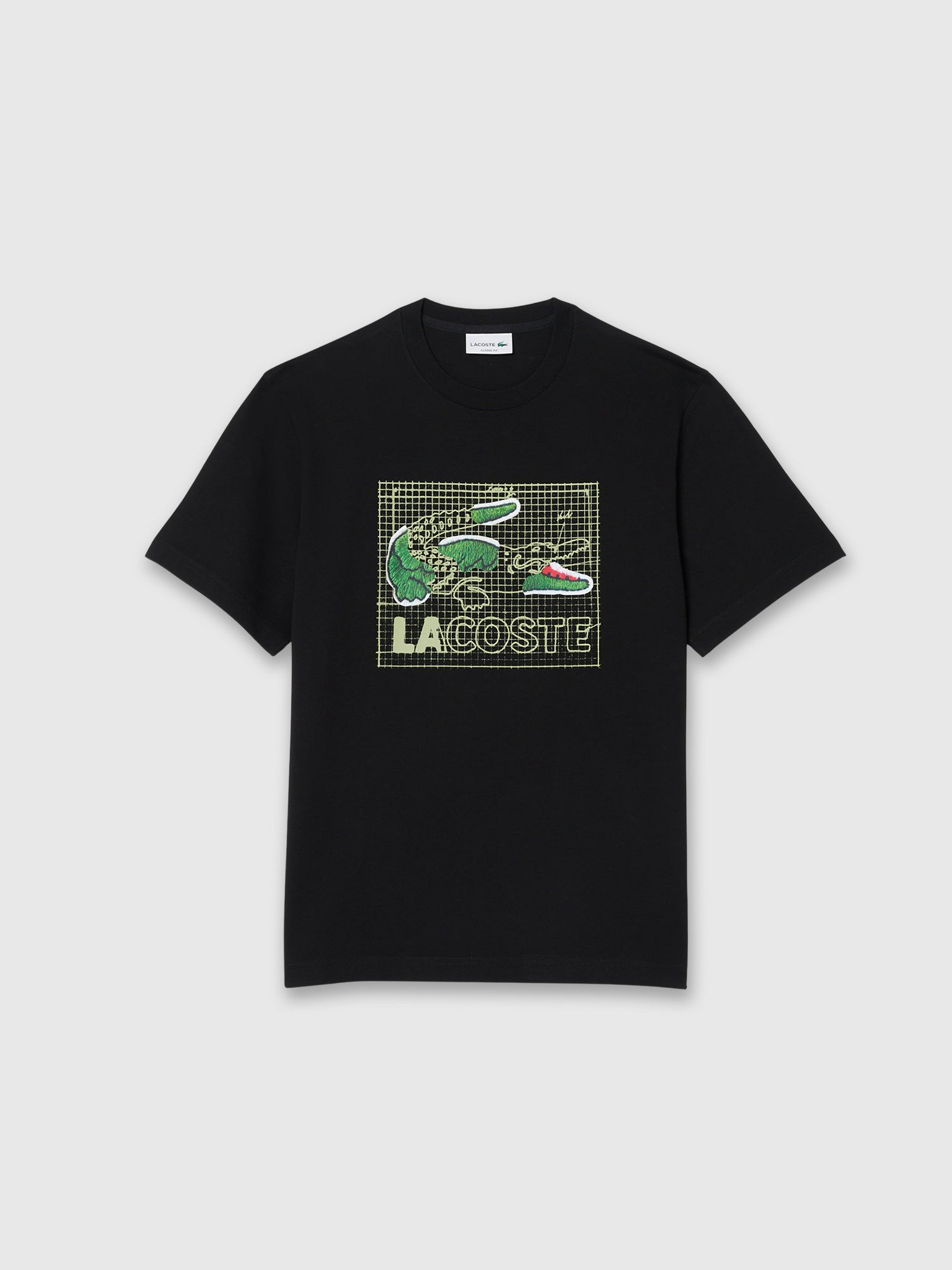 Lacoste Regular Fit Pima Cotton Jersey T-Shirt Black from Saxumo.com