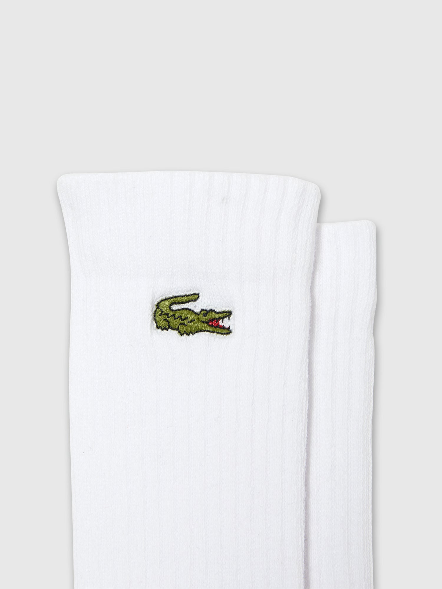 Lacoste Sport Socks 3 Pack White/White/White from Saxumo.com