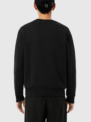 Lacoste Stripe Band Fleece Sweatshirt Black from Saxumo.com