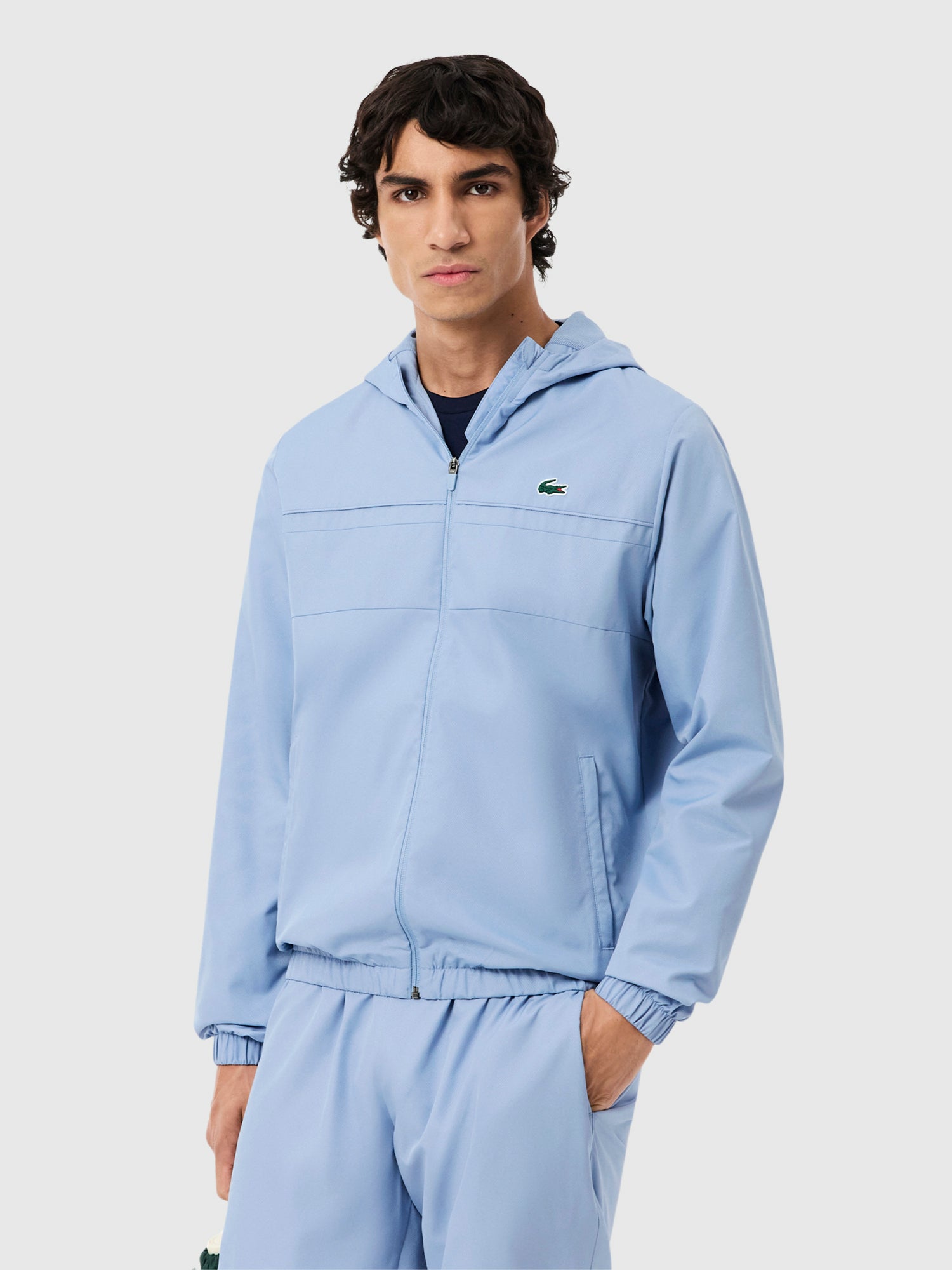 Lacoste Water Repellent Sport Track Jacket/Pant Set Aphylla/Aphylla from Saxumo.com