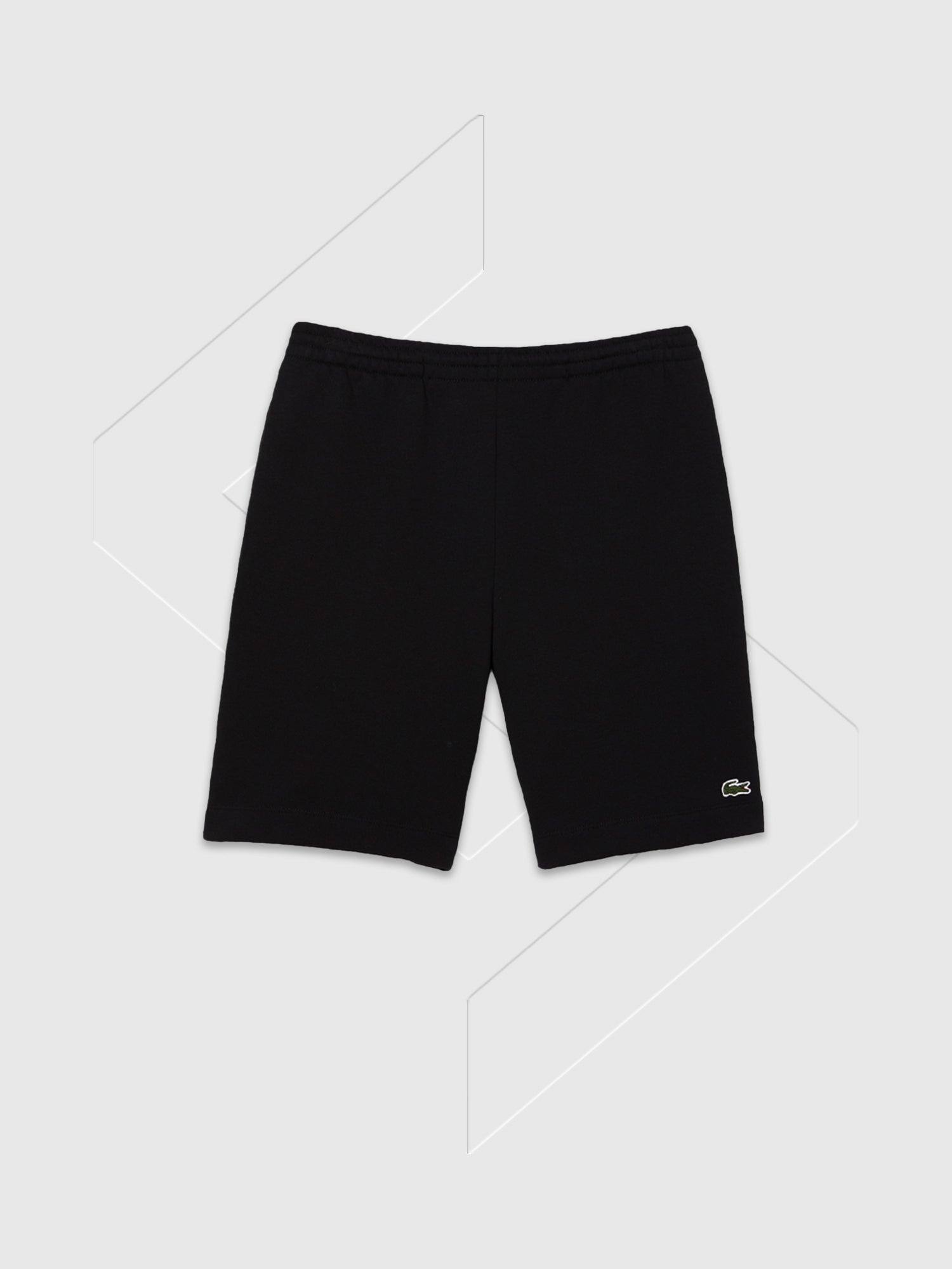 Lacoste Organic Brushed Cotton Fleece Short Black from Saxumo