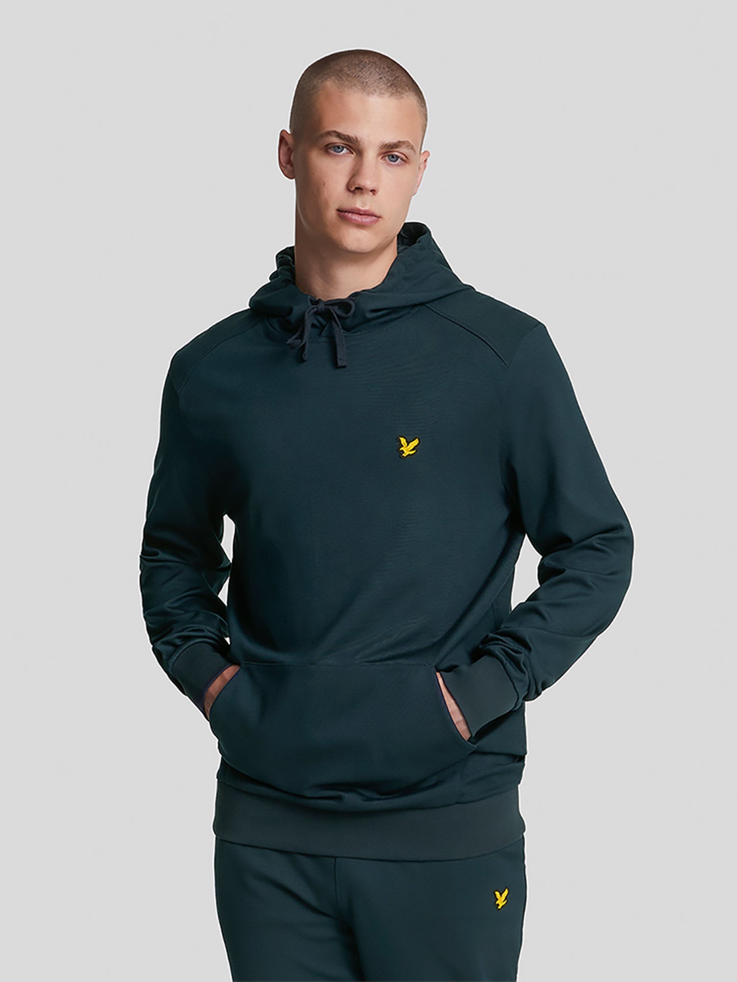 Lyle And Scott Fly Fleece Hoodie Dark Navy from Saxumo