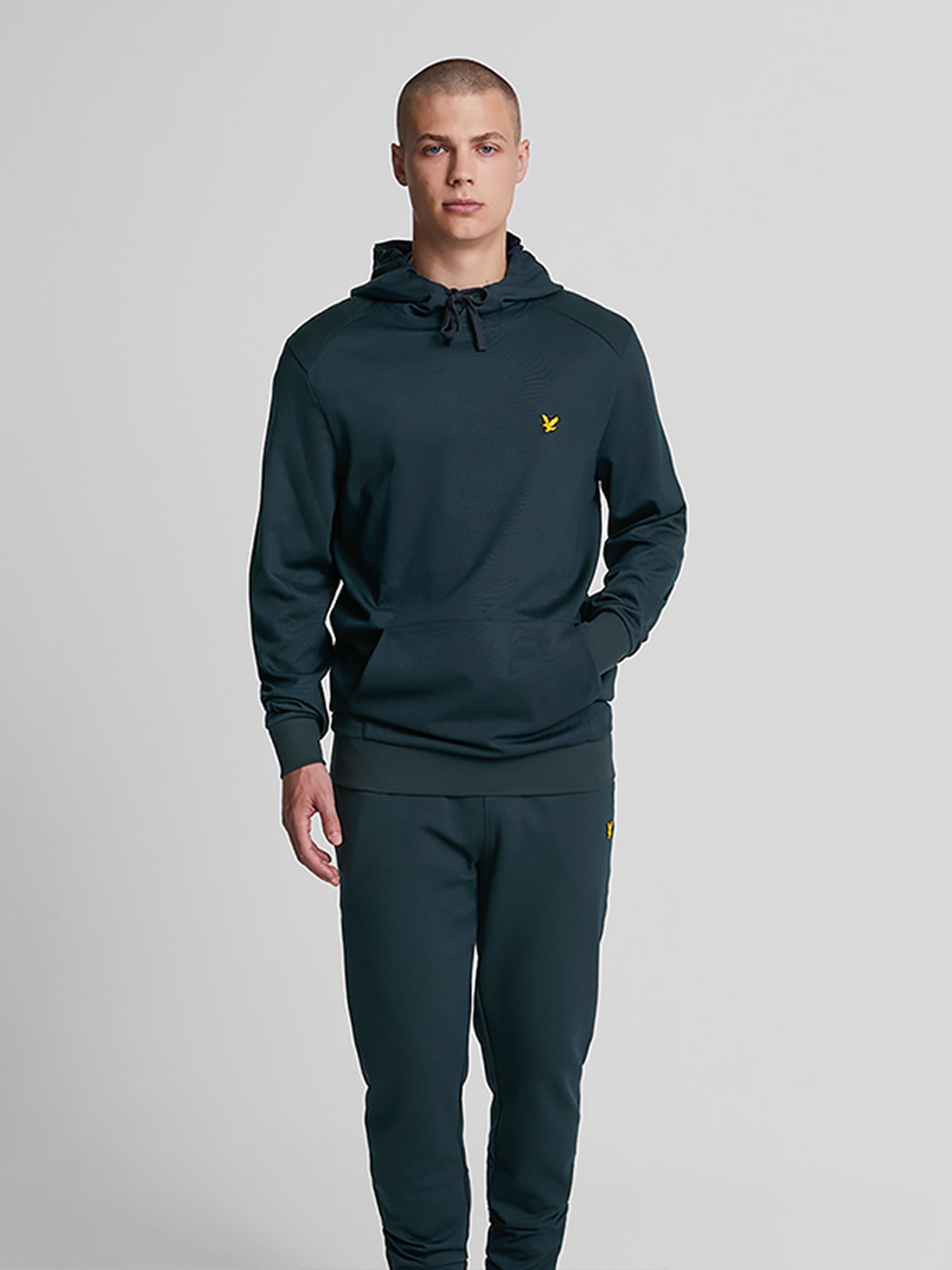 Lyle And Scott Fly Fleece Hoodie Dark Navy from Saxumo