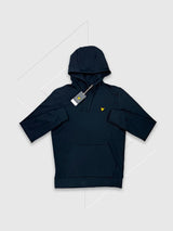 Lyle And Scott Fly Fleece Hoodie Dark Navy