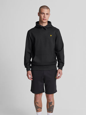 Lyle And Scott Fly Fleece Hoodie Jet Black from Saxumo