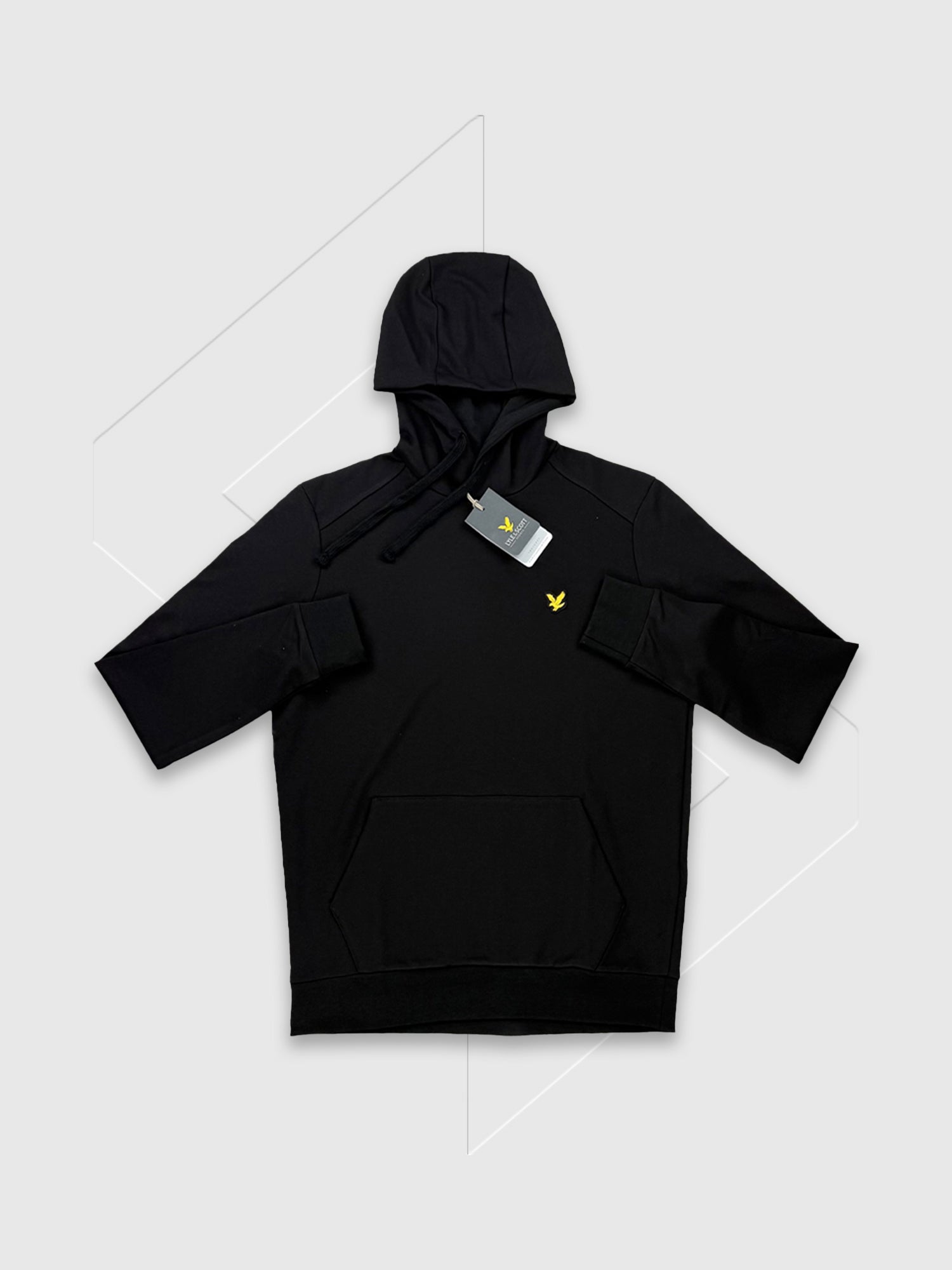 Lyle And Scott Fly Fleece Hoodie Jet Black from Saxumo