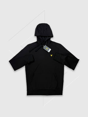 Lyle And Scott Fly Fleece Hoodie Jet Black from Saxumo