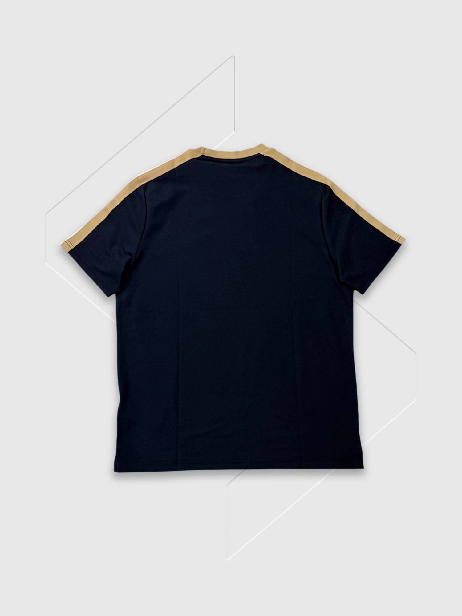 Lyle and Scott Contrast Taped T-Shirt Dark Navy from Saxumo