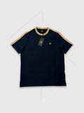 Lyle and Scott Contrast Taped T-Shirt Dark Navy