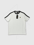 Lyle and Scott Contrast Taped T-Shirt Natural