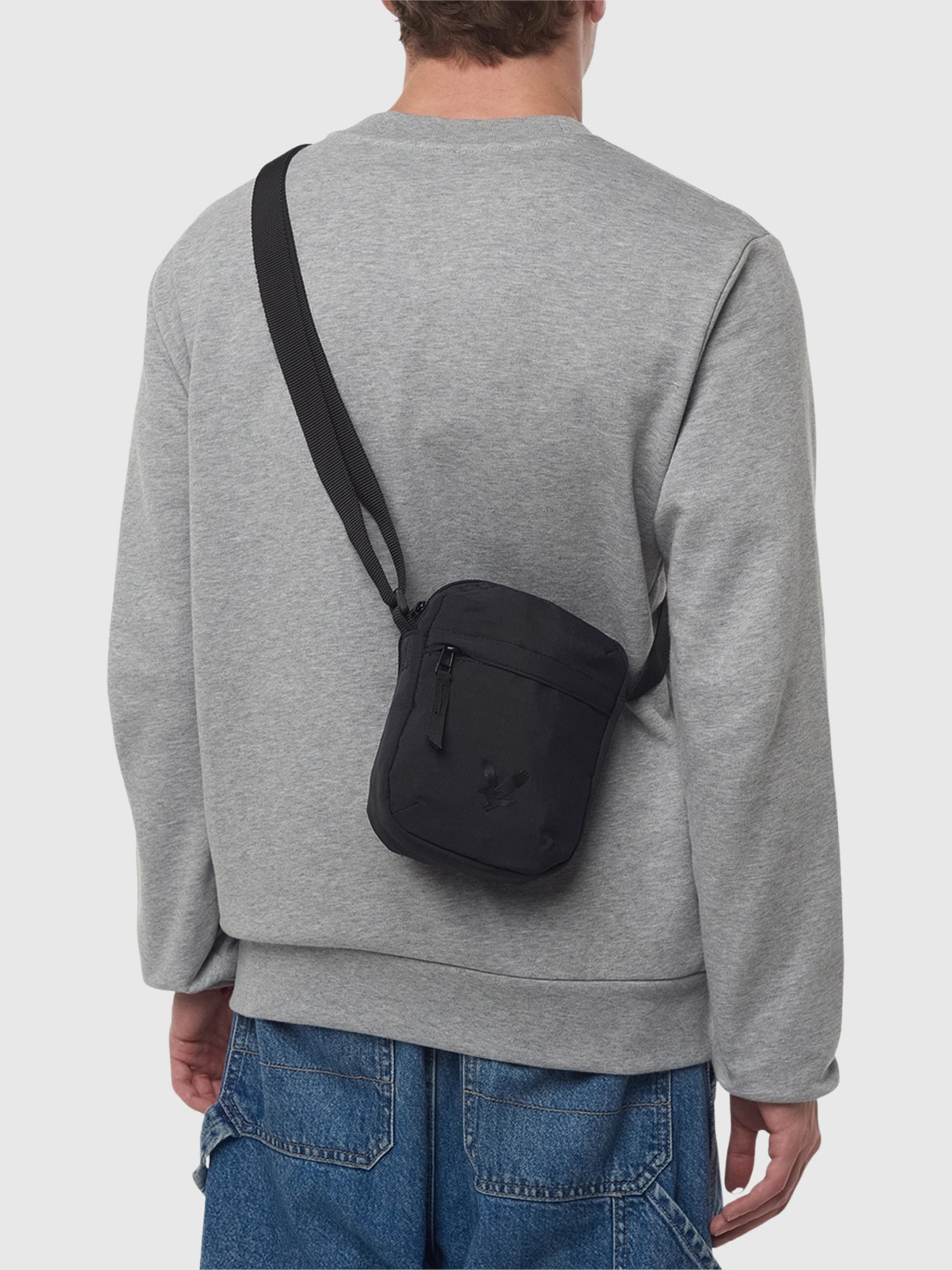Lyle and Scott Crossbody Bag Jet Black from Saxumo.com