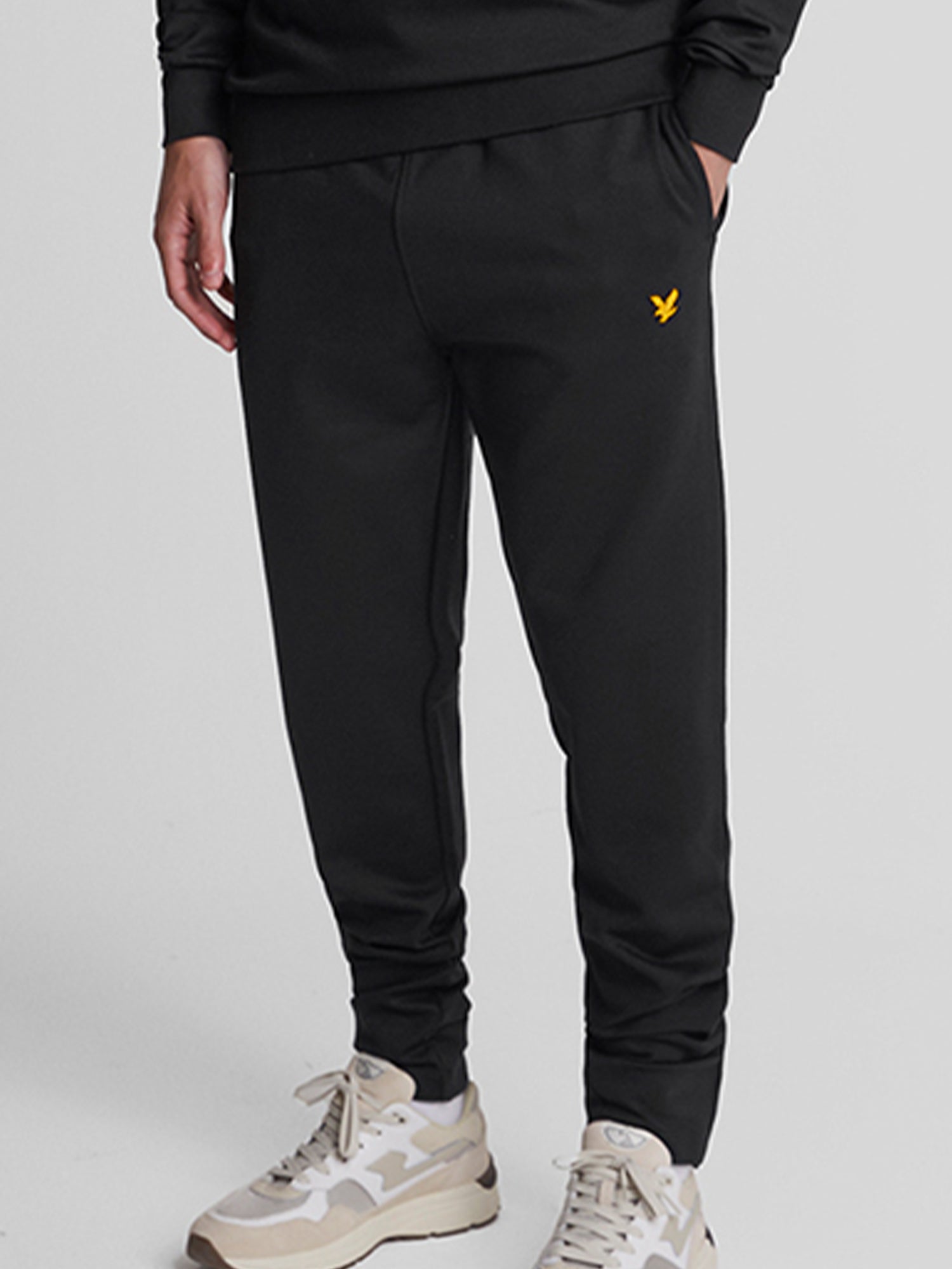 Lyle and Scott Fly Fleece Trackie Pant Jet Black from Saxumo