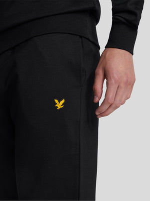 Lyle and Scott Fly Fleece Trackie Pant Jet Black from Saxumo