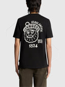 Lyle and Scott Highlander Graphic T-shirt Black from Saxumo.com