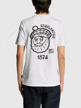 Lyle and Scott Highlander Graphic T-shirt White