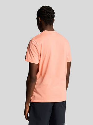 Lyle and Scott Martin SS T-shirt Warm Up Pink from Saxumo