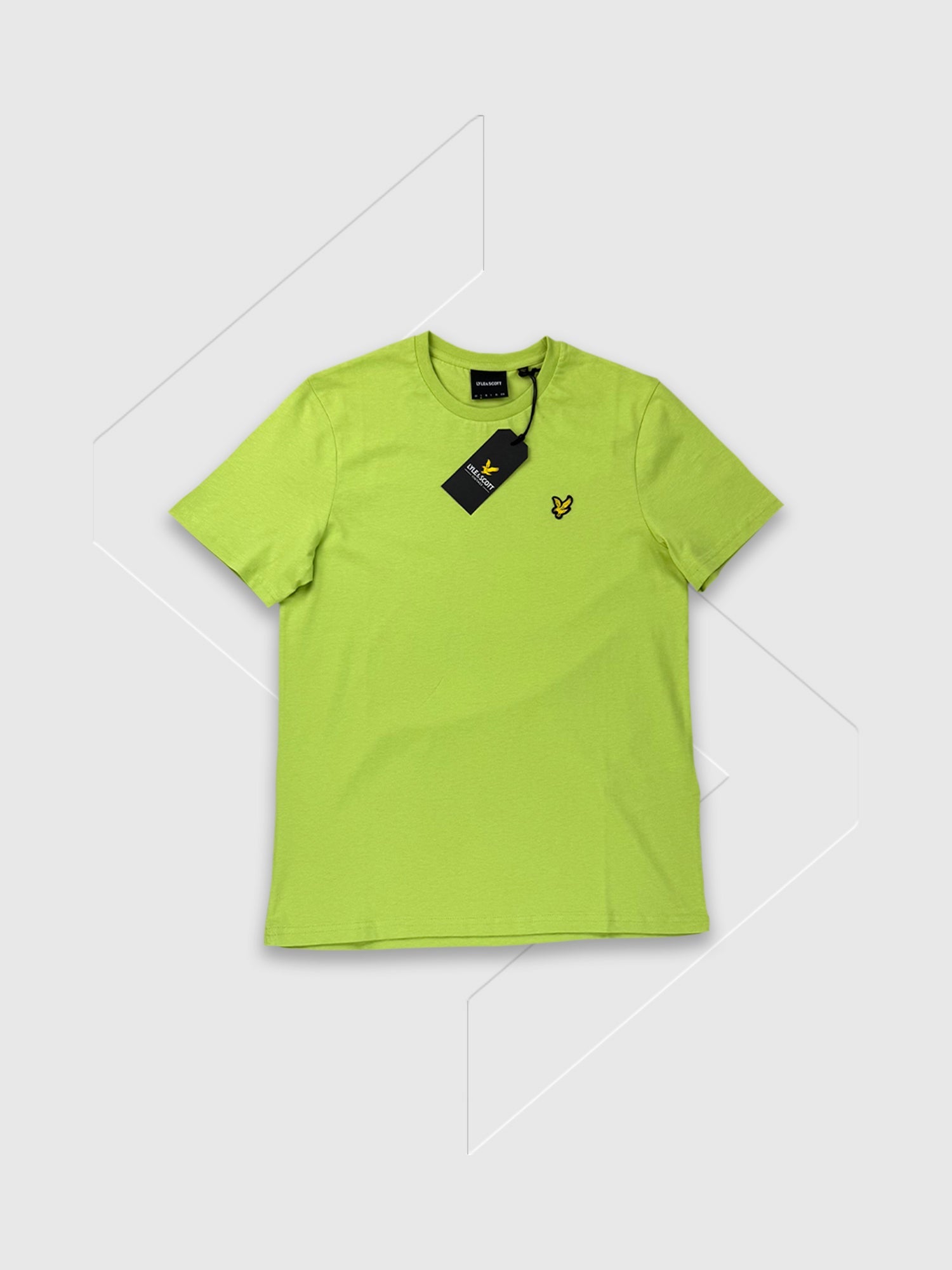 Lyle and Scott Plain T-Shirt/Short Set Vibrant Kiwi from Saxumo