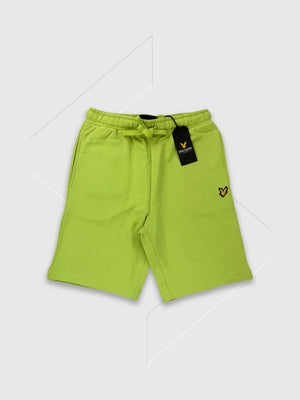 Lyle and Scott Plain T-Shirt/Short Set Vibrant Kiwi from Saxumo