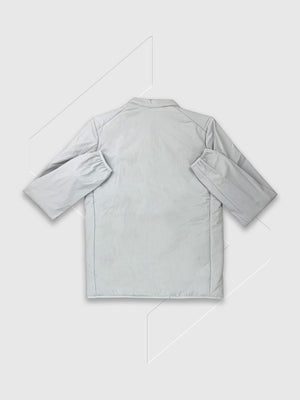 Lyle and Scott Sports Hybrid Double Baffle Jacket Pebble from Saxumo