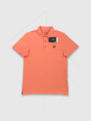 Lyle and Scott Sports SS Polo Shirt Warm Up Pink from Saxumo
