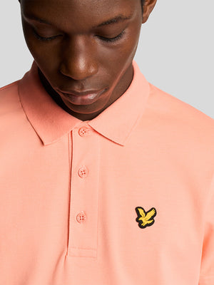 Lyle and Scott Sports SS Polo Shirt Warm Up Pink from Saxumo