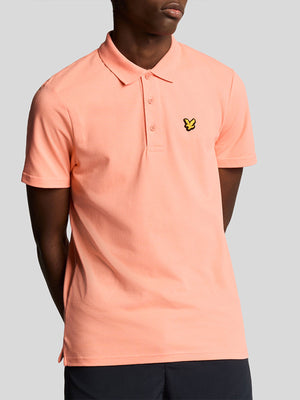 Lyle and Scott Sports SS Polo Shirt Warm Up Pink from Saxumo
