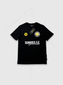 Lyle and Scott Sunnies FC Graphic T-Shirt Jet Black from Saxumo