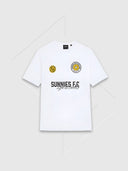 Lyle and Scott Sunnies FC Graphic T-Shirt White from Saxumo