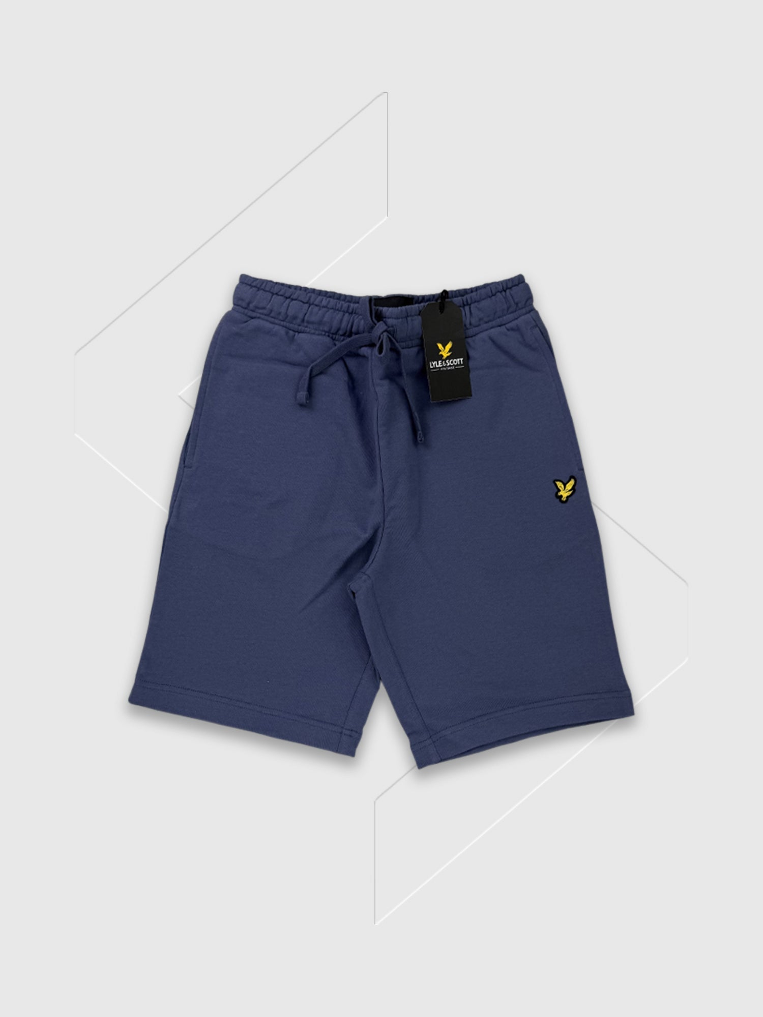 Lyle and Scott Sweat Short Cool Indigo from Saxumo