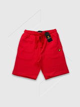 Lyle and Scott Sweat Short Flare Red