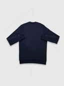 Lyle and Scott Tape Crew Neck Sweatshirt Dark Navy from Saxumo