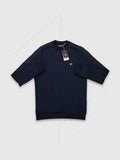 Lyle and Scott Tape Crew Neck Sweatshirt Dark Navy