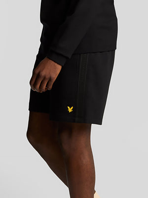 Lyle and Scott Tape Short Jet Black from Saxumo