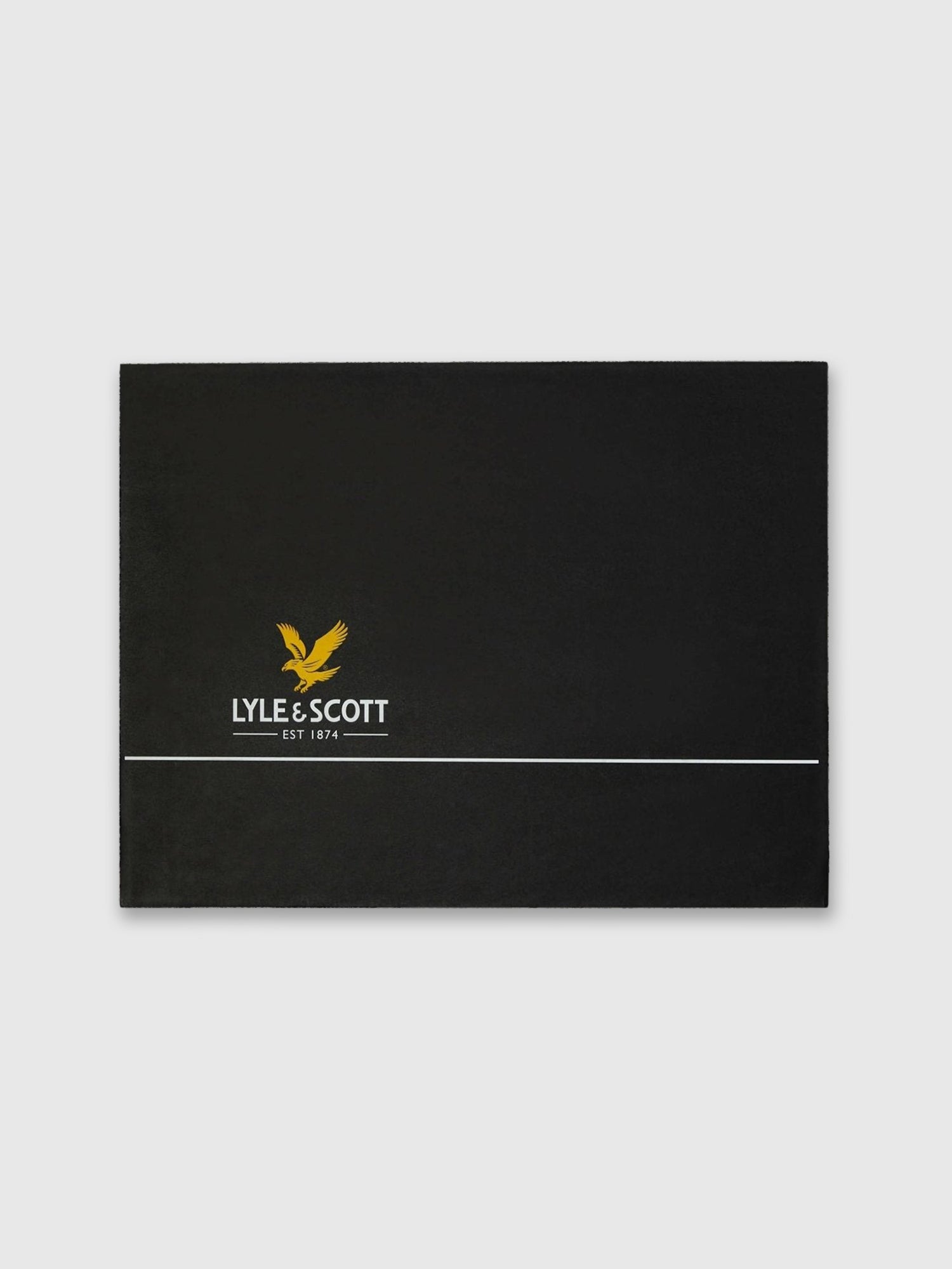 Lyle and Scott Waffle Scarf and Beanie Set Dark Navy from Saxumo.com