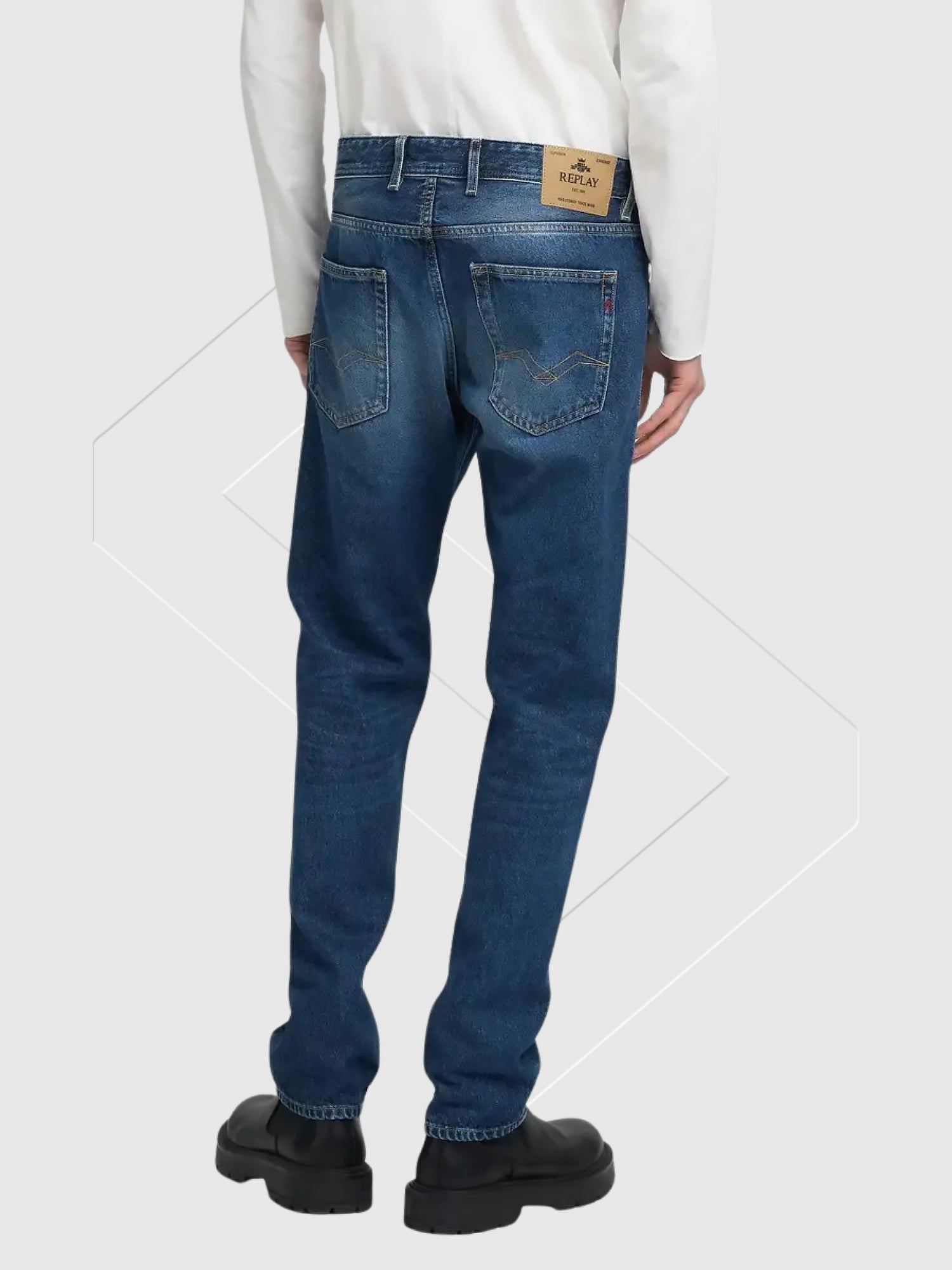 Replay Grover Straight-Fit Jeans from Saxumo.com