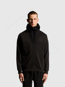 Lyle and Scott Panelled Hybrid Jacket Black Ice from Saxumo