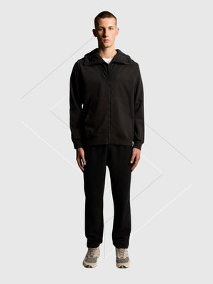 Lyle and Scott Panelled Hybrid Jacket Black Ice from Saxumo.com