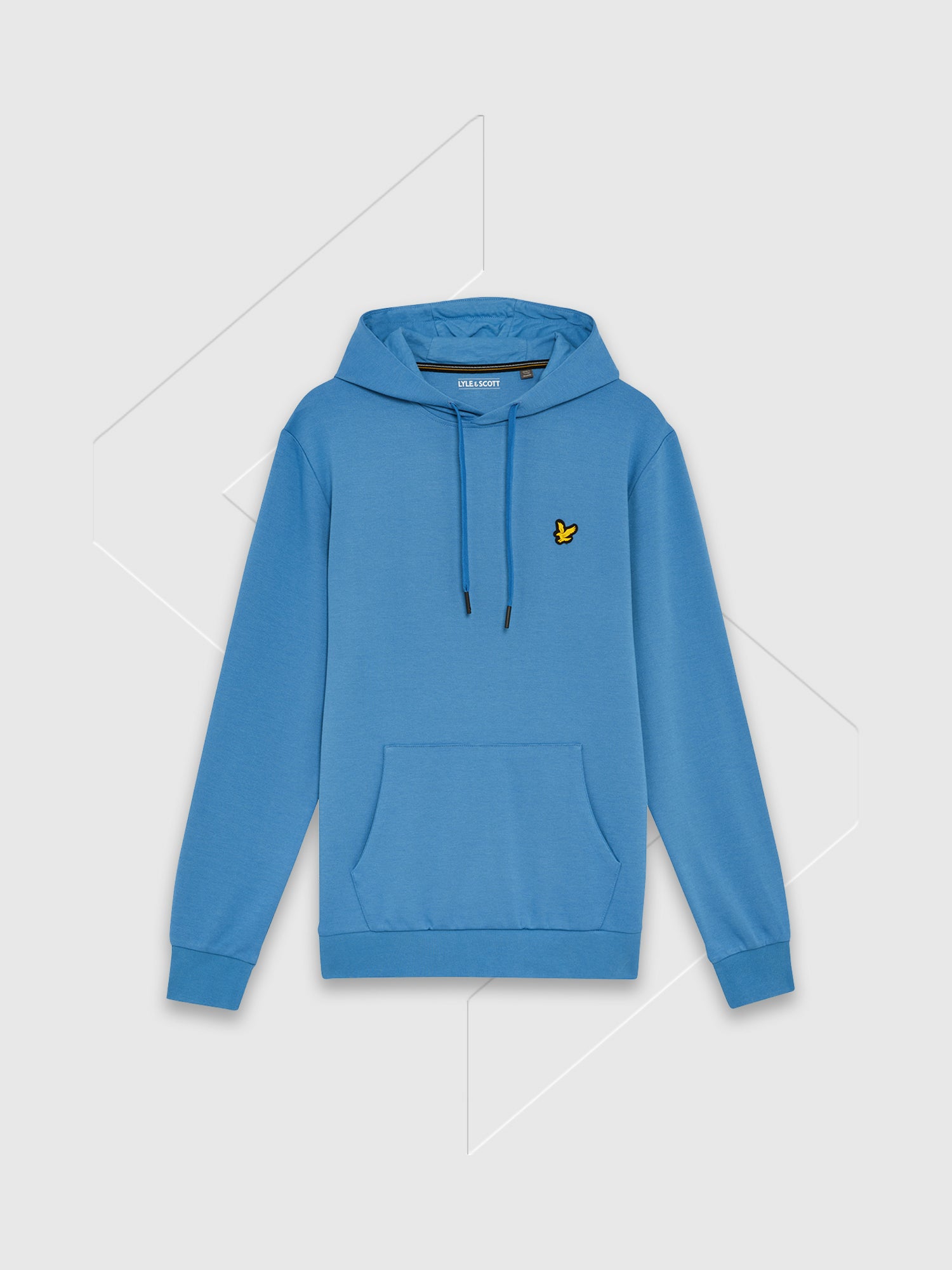 Lyle And Scott Fly Fleece Hoodie Parisian Blue from Saxumo.com