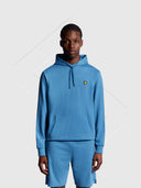 Lyle And Scott Fly Fleece Hoodie Parisian Blue from Saxumo
