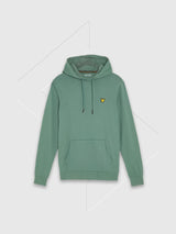 Lyle And Scott Fly Fleece Hoodie Silver Pine
