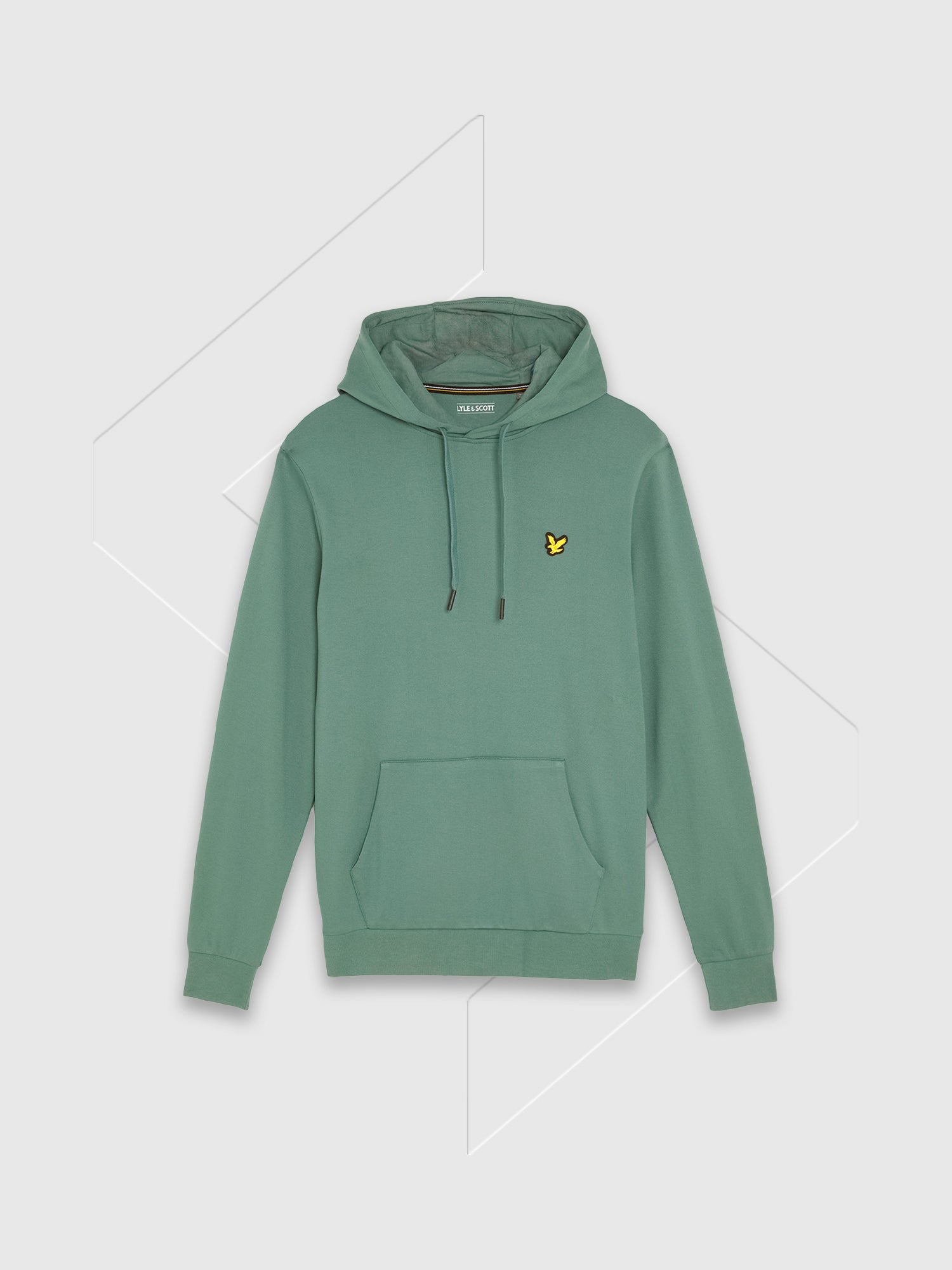 Lyle And Scott Fly Fleece Hoodie Silver Pine from Saxumo.com