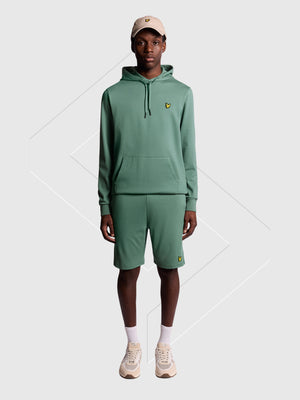 Lyle And Scott Fly Fleece Hoodie Silver Pine from Saxumo.com