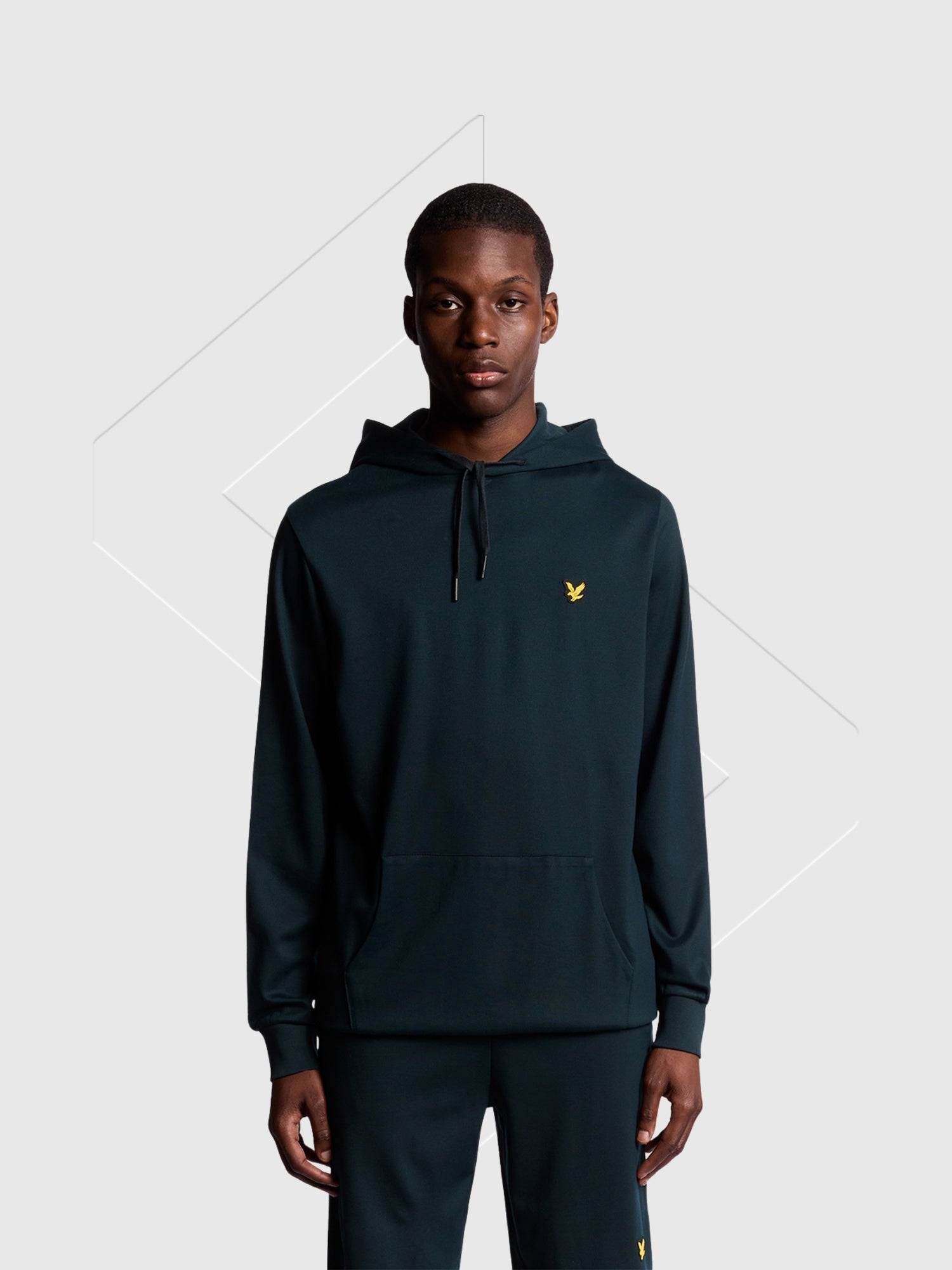 Lyle And Scott Fly Fleece Hoodie Dark Navy from Saxumo.com