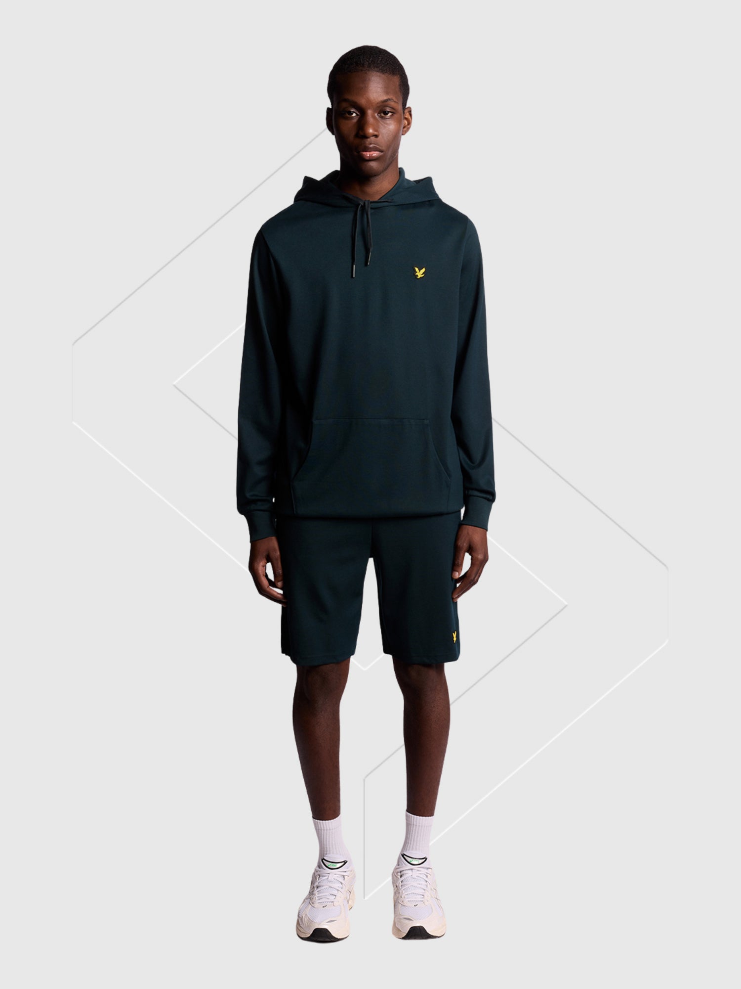 Lyle And Scott Fly Fleece Hoodie Dark Navy from Saxumo.com